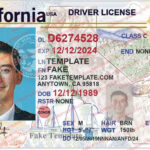 California Driver License Template V11 New – Fake Template Intended For Blank Drivers License Template