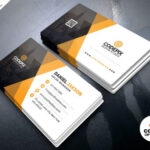 Corporate Business Card Template PSD – Free Download  ArenaReviews With Regard To Visiting Card Templates Psd Free Download