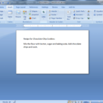 Create Index Cards In MS Word Regarding Word Template For 3×5 Index Cards