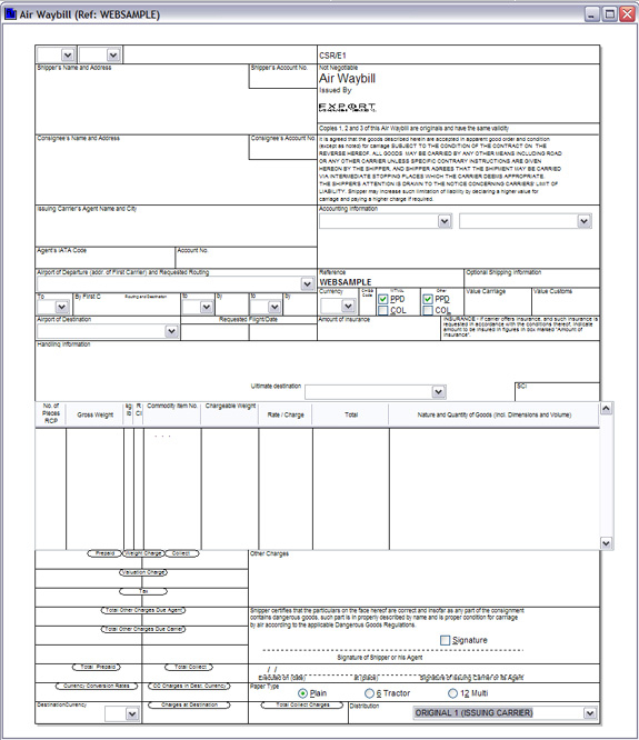 Customs Pro Forma Invoice  Air Waybill  Dock Receipt  Fedex  For Fedex Proforma Invoice Template In Fedex Proforma Invoice Template