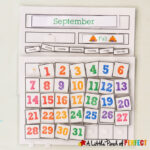 Cute Free Printable Calendar For Home Of School With Kids – With Regard To Blank Calendar Template For Kids