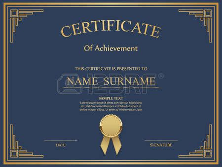 dark-blue-high-resolution-template-certificate In High Resolution Certificate Template With Regard To High Resolution Certificate Template