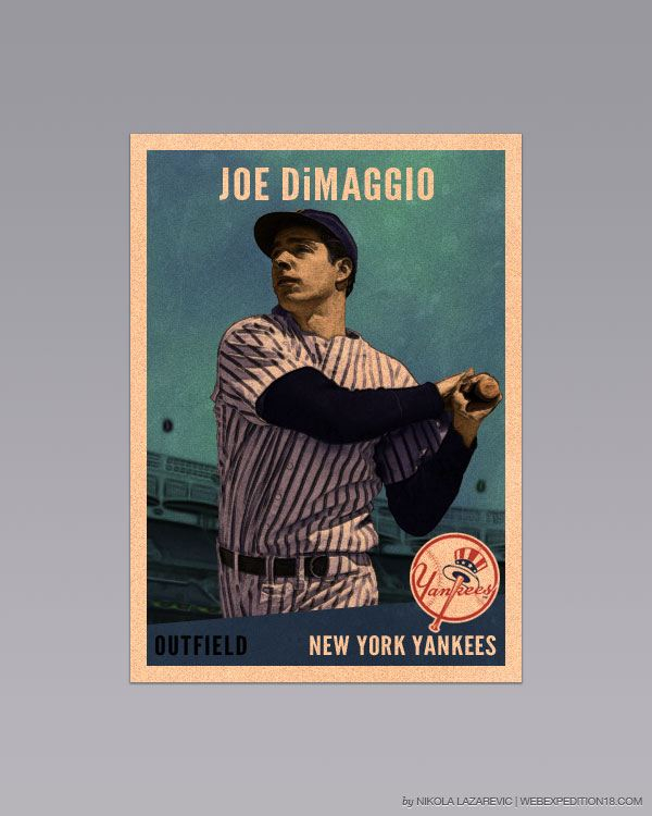 Design a Vintage Baseball Card in Photoshop Intended For Baseball Card Template Psd