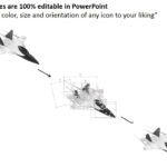 Dm Three Jet Fighter Planes For Air Force Powerpoint Template  For Air Force Powerpoint Template