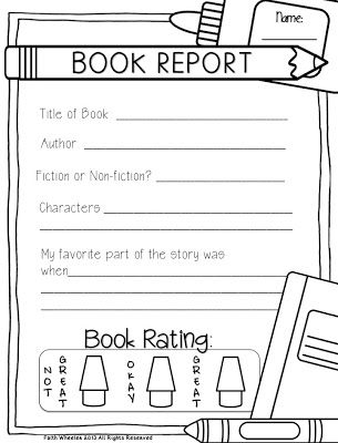 Do Book Reports 1111st Grade - Assigning a Book Report in 1111st Grade  Regarding First Grade Book Report Template With Regard To First Grade Book Report Template