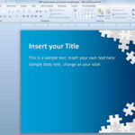 Download Free Puzzle Pieces PowerPoint Template For Presentations Within Powerpoint Sample Templates Free Download