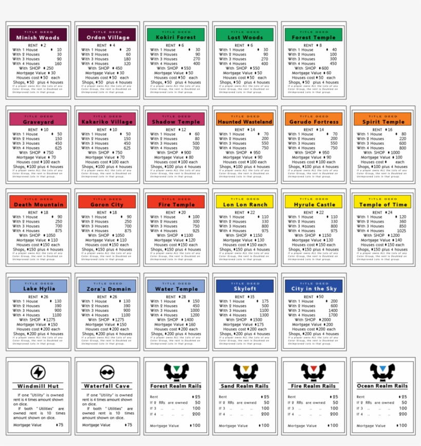 Download Monopoly Property Cards Clipart Monopoly - All Monopoly  Intended For Monopoly Property Card Template Intended For Monopoly Property Card Template