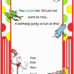 Dr Seuss Birthday Invitation Template – Cards Design Templates Throughout Dr Seuss Birthday Card Template