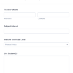 Evaluation Forms – Form Templates  JotForm In Blank Evaluation Form Template