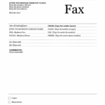 Fax Cover Sheet Templates  Fax Cover Sheet Examples With Fax Template Word 2010