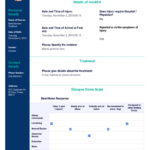 First Aid Incident Report Template – PDF Templates  JotForm Intended For Patient Care Report Template