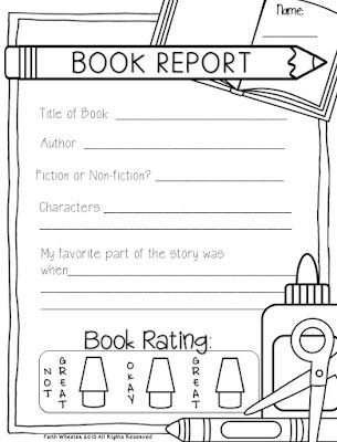 First Grade Book Report Template (Page 11) - Line.11QQ With First Grade Book Report Template