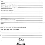 Fourth Grade Book Report Template (Page 11) – Line.11QQ