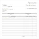 FREE 11+ Bank Statement Templates In PDF For Blank Bank Statement Template Download