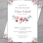 FREE 11+ Engagement Invitation Templates In PSD  AI  MS Word  In Engagement Invitation Card Template