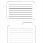 FREE 11+ Index Card Templates in PDF  Excel With Regard To Word Template For 3x5 Index Cards