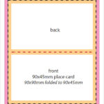 FREE 11+ Place Card Templates In MS Word  PDF Throughout Free Printable Tent Card Template