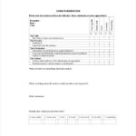 FREE 11+ Sample Lecture Evaluation Forms In MS Word  PDF Regarding Blank Evaluation Form Template