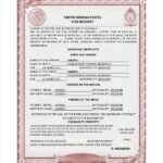 FREE 11+ Sample Marriage Certificates In PDF  MS Word In Mexican Marriage Certificate Translation Template