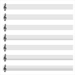 FREE 11+ Sample Music Staff Paper Templates In PDF  MS Word For Blank Sheet Music Template For Word
