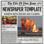 FREE 11+ Sample Old Newspaper Templates In PDF  PSD  MS Word In Old Newspaper Template Word Free