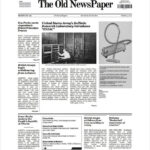 FREE 11+ Sample Old Newspaper Templates In PDF  PSD  MS Word With Old Newspaper Template Word Free