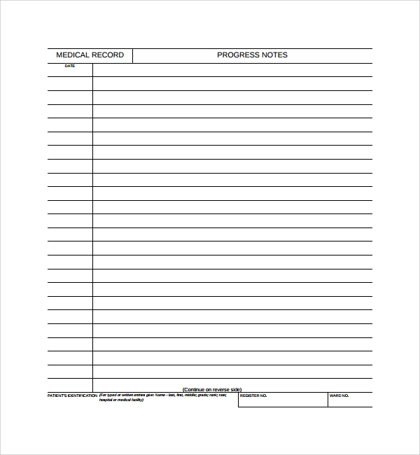 FREE 11+ Sample Progress Note Templates in PDF  MS Word In Nursing Home Physician Progress Note Template In Nursing Home Physician Progress Note Template