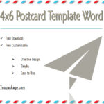 Free Blank Postcard Template For Word (Page 11) – Line.111QQ