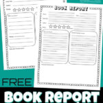 FREE Book Report Template Throughout Book Report Template 2nd Grade