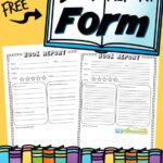 FREE Book Report Template With Book Report Template 5th Grade