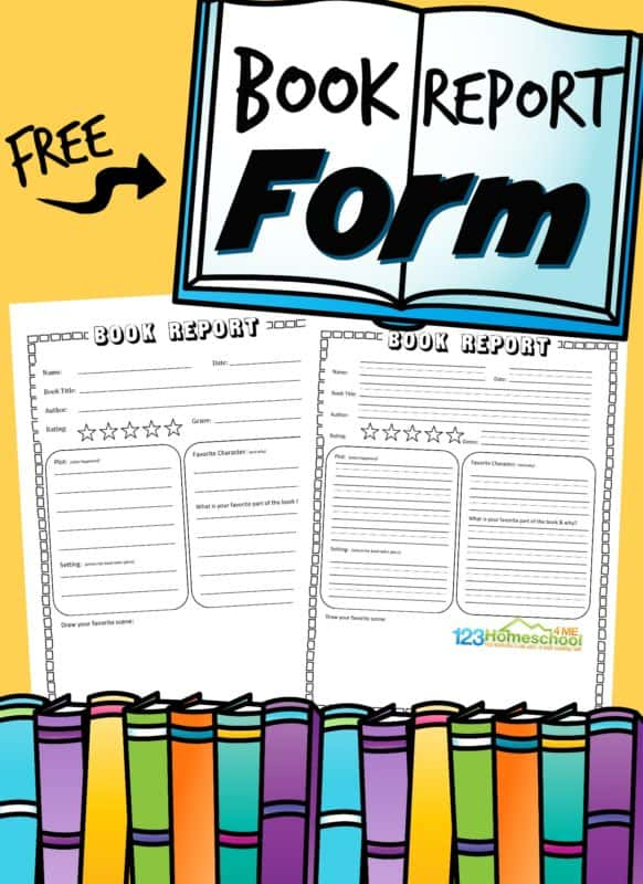 FREE Book Report Template With Book Report Template 5th Grade With Book Report Template 5th Grade