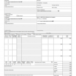 Free Commercial Invoice Template  PDF  WORD In Fedex Proforma Invoice Template