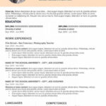 ▷ Free CV Template To Fill Out In Word Format  CVs Downloads With Resume Templates Word 2007