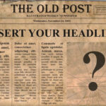 Free Editable Old Newspaper Powerpoint Template Throughout Old Newspaper Template Word Free