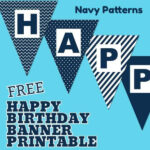 Free Happy Birthday Banner Printable (11 Unique Banners For Your  Intended For Free Printable Happy Birthday Banner Templates