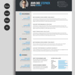 Free Ms.Word Resume and CV Template Within Microsoft Word Resumes Templates