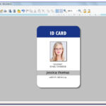 Free Online Employee Id Badge Template  Vincegray11 Throughout Employee Card Template Word