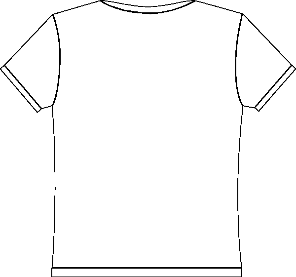 Free Outline Of A Shirt, Download Free Clip Art, Free Clip Art on  In Blank T Shirt Outline Template Within Blank T Shirt Outline Template
