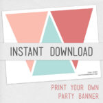Free Pennant Banner Template, Download Free Clip Art, Free Clip  Within Homemade Banner Template
