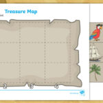 FREE! – Pirate Treasure Map Template Throughout Blank Pirate Map Template
