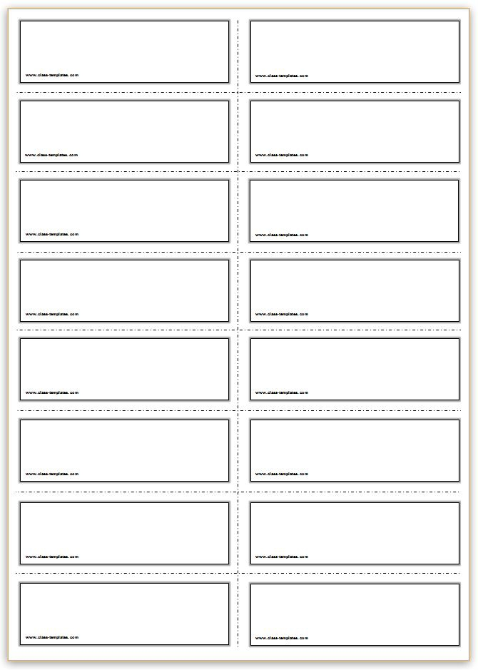 Free Printable Blank Flash Card Template (Page 11) - Line.111QQ Inside Word Cue Card Template
