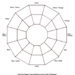 Free Printable Color Wheel Charts (Free PDF Downloads) For Blank Color Wheel Template