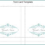 Free Printable Tent Card Template  Bogiolo Inside Free Printable Tent Card Template