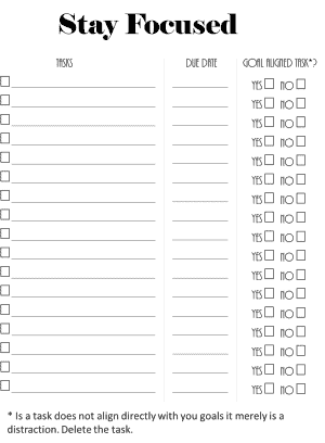 FREE Printable To Do List Template  Print or Use Online For Blank To Do List Template Regarding Blank To Do List Template