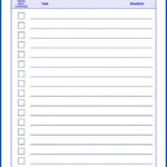 ✓ Free Printable To Do List Template Word  ZiTemplate Inside Blank To Do List Template