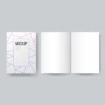 Free PSD  Blank Book Or Magazine Template Mockup With Regard To Blank Magazine Template Psd