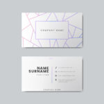 Free PSD  Blank business card design mockup For Free Editable Printable Business Card Templates