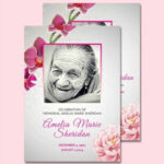 Funeral Memorial Card Templates in AI  Word  Pages  PSD  Inside Remembrance Cards Template Free