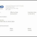 Geico Insurance Pay Bill For Free Fake Auto Insurance Card Template