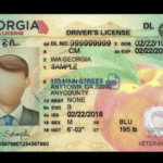 Georgia Driving License Psd Template New Version:High Quality Template Regarding Georgia Id Card Template